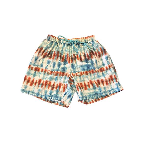 cove kids Print Swim Trunks Boys Blue & cream Ombre Shorts sz medium - Picture 3 of 10